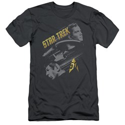 Star Trek - Mens 50 Year Frontier Premium Slim Fit T-Shirt
