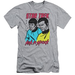 Star Trek - Mens Kirk N Spock Slim Fit T-Shirt