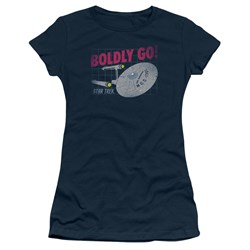 Star Trek - Juniors Boldly Go T-Shirt