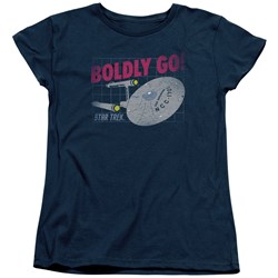 Star Trek - Womens Boldly Go T-Shirt