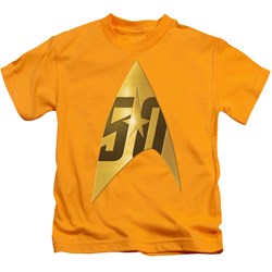 Star Trek - Little Boys 50Th Anniversary Delta T-Shirt