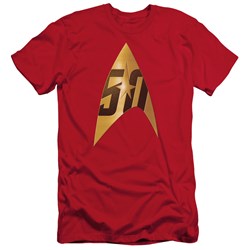 Star Trek - Mens 50Th Anniversary Delta Premium Slim Fit T-Shirt