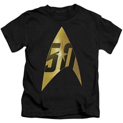 Star Trek - Little Boys 50Th Anniversary Delta T-Shirt