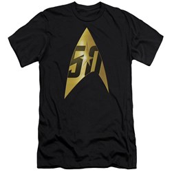 Star Trek - Mens 50Th Anniversary Delta Premium Slim Fit T-Shirt