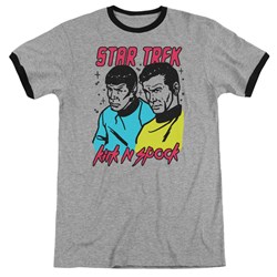 Star Trek - Mens Kirk N Spock Ringer T-Shirt