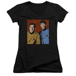 Star Trek - Juniors Friends V-Neck T-Shirt