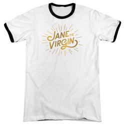 Jane The Virgin - Mens Golden Logo Ringer T-Shirt