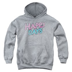 Happy Days - Youth Distressed Pullover Hoodie
