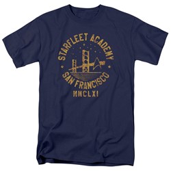 Star Trek - Mens Collegiate Bridge T-Shirt