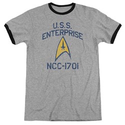 Star Trek - Mens Collegiate Arch Ringer T-Shirt