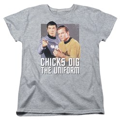 Star Trek - Womens Chicks Dig T-Shirt