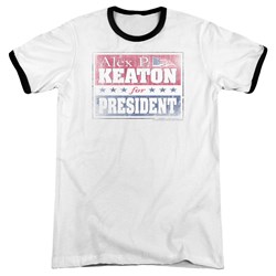 Family Ties - Mens Alex For President Ringer T-Shirt