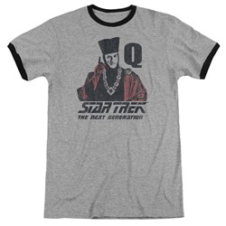 Star Trek - Mens Q Point Ringer T-Shirt