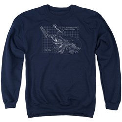 Star Trek - Mens Enterprise Prints Sweater