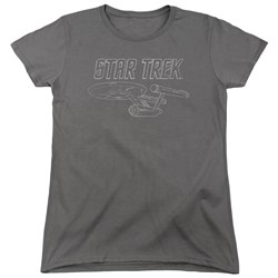 Star Trek - Womens Tos Enterprise T-Shirt