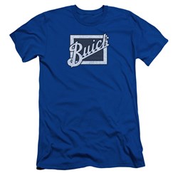 Buick - Mens Distressed Emblem Premium Slim Fit T-Shirt