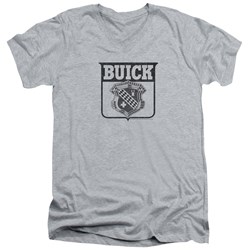Buick - Mens 1946 Emblem V-Neck T-Shirt