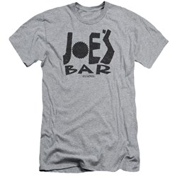 Battlestar Galactica - Mens Joes Bar Logo Premium Slim Fit T-Shirt