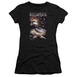 Battlestar Galactica - Juniors When Cylons Attack T-Shirt
