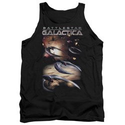 Battlestar Galactica - Mens When Cylons Attack Tank Top