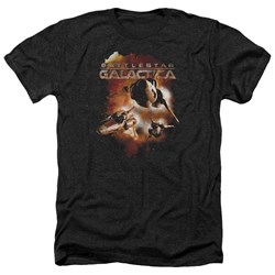 Battlestar Galactica - Mens Vipers Stretch Heather T-Shirt