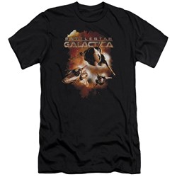 Battlestar Galactica - Mens Vipers Stretch Slim Fit T-Shirt
