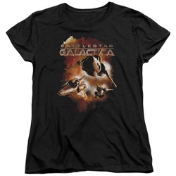 Battlestar Galactica - Womens Vipers Stretch T-Shirt