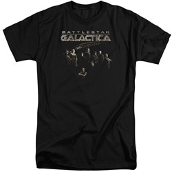 Battlestar Galactica - Mens Battle Cast Tall T-Shirt