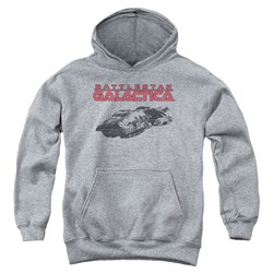 Battlestar Galactica - Youth Ship Logo Pullover Hoodie