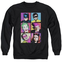 Batman Classic Tv - Mens Pop Cast Sweater