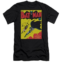 Batman - Mens Batman First Premium Slim Fit T-Shirt
