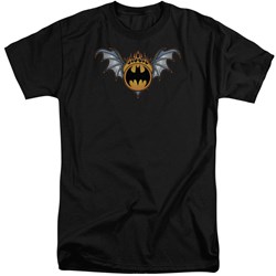 Batman - Mens Bat Wings Logo Tall T-Shirt
