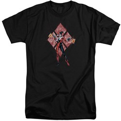 Batman - Mens Harley Quinn (Diamonds) Tall T-Shirt
