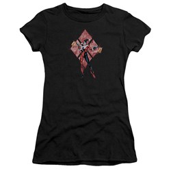 Batman - Juniors Harley Quinn (Diamonds) T-Shirt