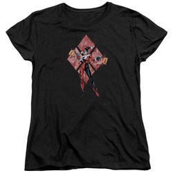 Batman - Womens Harley Quinn (Diamonds) T-Shirt
