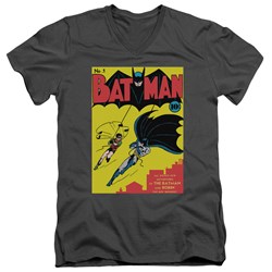 Batman - Mens Batman First V-Neck T-Shirt