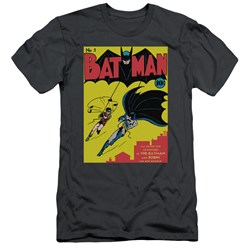 Batman - Mens Batman First Premium Slim Fit T-Shirt