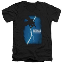 Batman - Mens Dkr Cover V-Neck T-Shirt