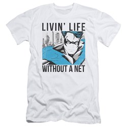 Batman - Mens Without A Net Slim Fit T-Shirt