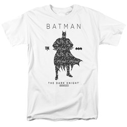 Batman - Mens Paislety Silhouette T-Shirt
