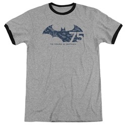 Batman - Mens 75 Year Collage Ringer T-Shirt