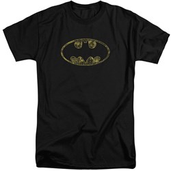 Batman - Mens Tattered Logo Tall T-Shirt