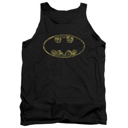 Batman - Mens Tattered Logo Tank Top