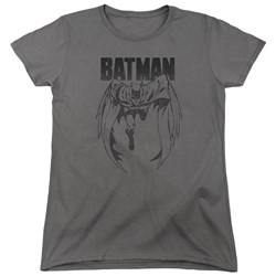 Batman - Womens Grey Noise T-Shirt