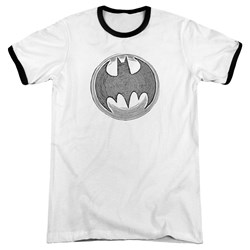 Batman - Mens Knight Knockout Ringer T-Shirt