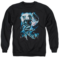 Batman - Mens Moonlight Cat Sweater
