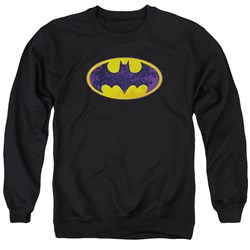 Batman - Mens Bm Neon Distress Logo Sweater