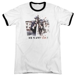 Arkham City - Mens We Want You Ringer T-Shirt