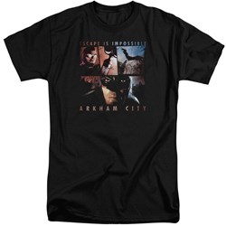 Arkham City - Mens Escape Is Impossible Tall T-Shirt