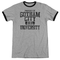 Batman - Mens Property Of Gcu Ringer T-Shirt